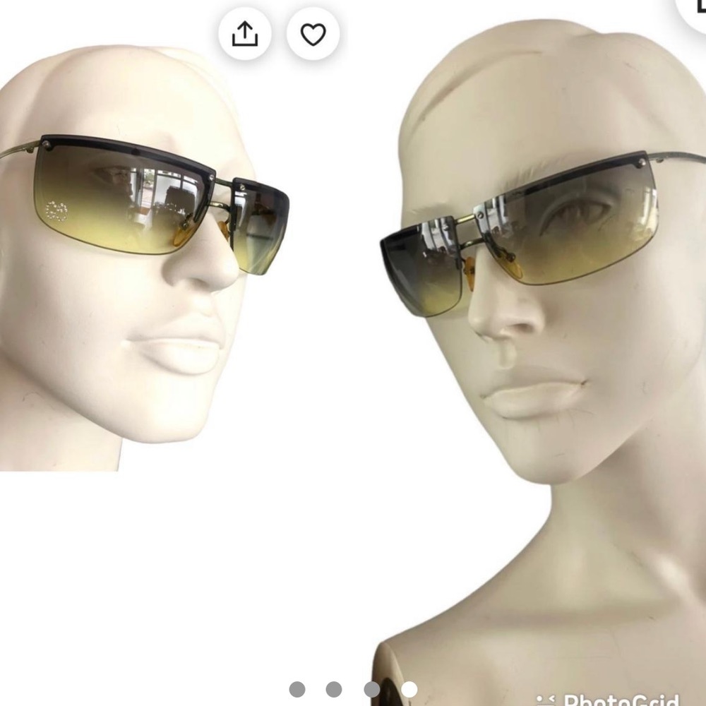 Vintage Y2K Gucci Rhinestone sunglasses - Picture 6 of 6